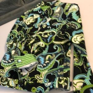 Paisley cotton spandex blazer